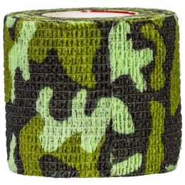 Medical practice/GAUZE COMPRESSES, SWABS, BANDAGS/Elastic Bandages - Bandaj coeziv, camuflaj verde, 5cmX4.5m