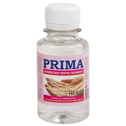 Sterilizare si Dezinfectanti/DEZINFECTANTI/Dezinfectant Maini si Piele - Dezinfectant si antiseptic cu alcool, PRIMA, pentru maini si tegumente, 100 ml