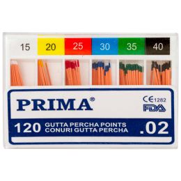 Stomatologie Cabinet/CONURI HARTIE si GUTTA PERCHA/Conuri Gutta Percha - Conuri PRIMA Gutta Percha