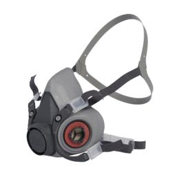 Hygiene and Safety/HEAD PROTECTION/Dust Masks - Demi-masque de protection, sans filtres, bleu