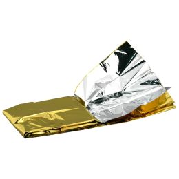 First Aid/FIRST AID KITS/First Aid for Burns - PRIMA Isolierdecke, 210 x 160 cm, gold-silber