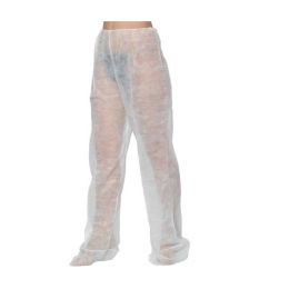 Cosmetic SPA/COSMETIC SUPPLIES/Clothes for Pressotherapy and Cosmetic Procedures - PRIMA Еднократни пресотерапевтични панталони за лимфен дренаж, PPSB, бели, 74x145 см, затворено стъпало