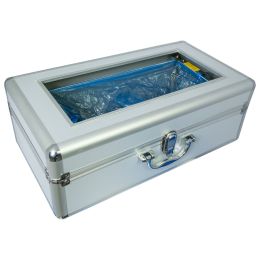 Curatenie si Menaj/HARTIE SI DISPENSERE/Dispensere Plastic, Inox - Dispenser PRIMA de acoperitori pantofi, capacitate 60 bucati