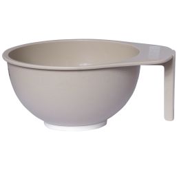 Cosmetica SPA/COAFOR, FRIZERIE/Vopsea Par &amp - Bol gri de plastic cu maner, pentru vopsea, Maxima, 300 ml