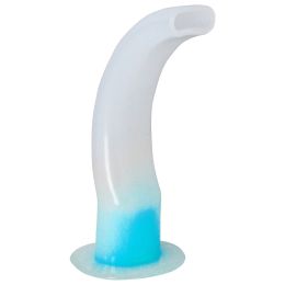 Medical practice/FIRST AID - BREATHING/First Aid Resuscitation - Guedel canule buccale, taille 5, bleu clair, 110mm
