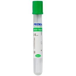 Medical Laborator/CONSUMABILE LABORATOR/Colectare sange - Vacutainer cu Litiu Heparina PRIMA, 6 ml, 100 bucati