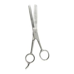 Cosmetica SPA/COAFOR, FRIZERIE/Accesorii Coafor si Frizerie - Foarfeca pentru filat pe o parte, din inox, 15.5cm