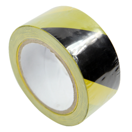 Hygiene and Safety/SIGNALLING AND INDICATOR SIGNS/Signalling and Demarking - Warning self-adhesive tape, yellow/black, 33m