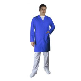 Uniforme/UNIFORME LUCRU/Bluze si Halate Barbati - Halat lung barbati, bumbac, 200 grame,  albastru