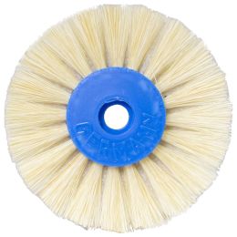 Dental Practice/Dental Laboratory Technology/DENTAL LABORATORY TECHNOLOGY SUPPLIES - Perie B intercalata 2/65/55, PRIMA, cu burete, alba, diametru 8cm