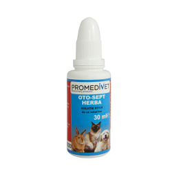 Veterinar/MEDICAMENTE SI SUPLIMENTE VETERINARE/Antiparazitare - Solutie otica antiparazitara si cicatrizanta, 30ml 
