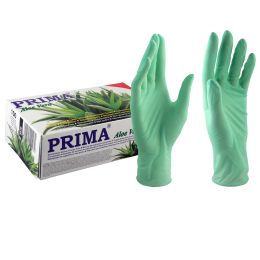 Medical cabinet/Stomatologie Cabinet/Cosmetica SPA - Manusi examinare PRIMA, latex cu aloe vera, 100 bucati